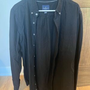 American Eagle Outfitters Black Shirt Jacket